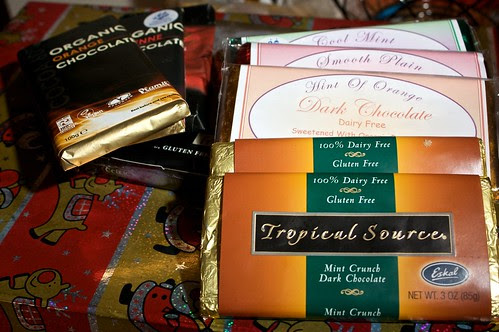 assorted chocolate goodies