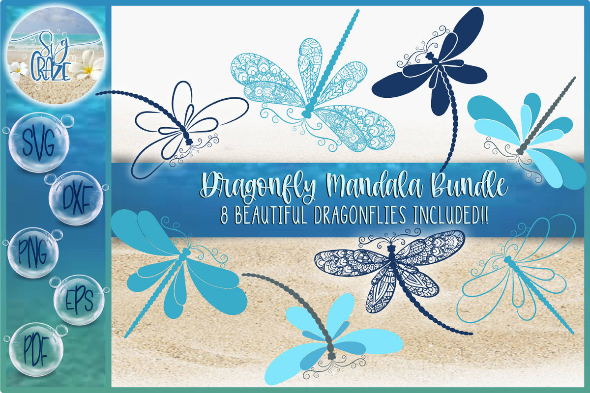 Download Clip Art Mandala Dragonfly Zentangle Inesct Svg Cricut Svg File Monogram Svg Silhouette Cut Files Intricate Svg Zentangle Dragonfly Monogram Svg Art Collectibles