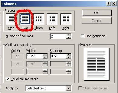 Making Columns In Word 180 Free Technology Tip 79