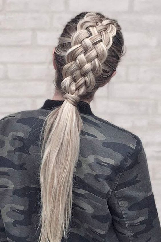 Double French Braid Hairstyle Pictures, Photos, and Images 