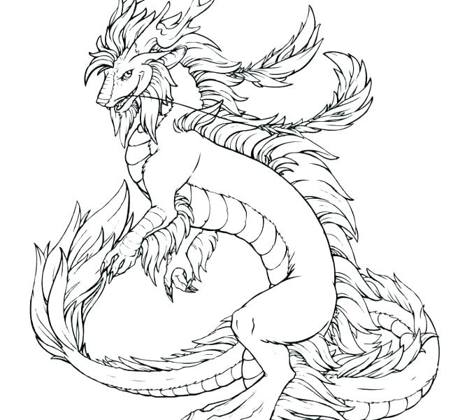 Realistic Dragon Coloring Pages For Adults At Getdrawings Free