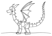 ぬり絵 マインクラフト
