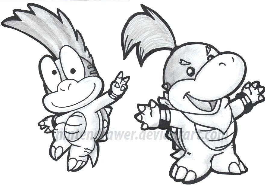 Paper Bowser Coloring Pages at GetColorings.com | Free ...