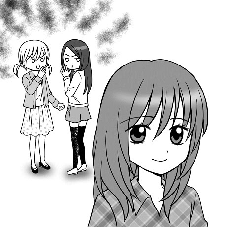 イラスト英語 Behind Somebody S Back に隠れて に黙って イラストで学ぶ 英語表現