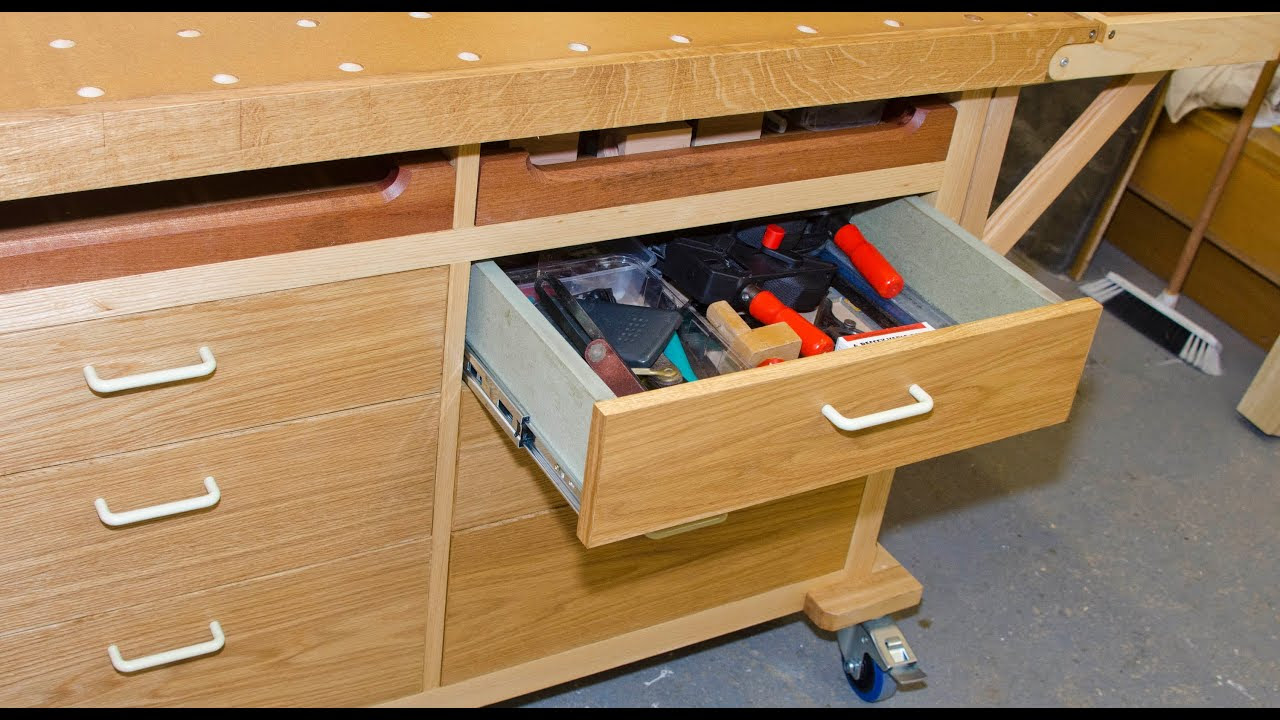 Mobile Bench Project - How to make simple drawers - Part 1 ...