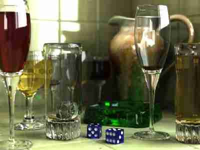 Still Life with Glasses 