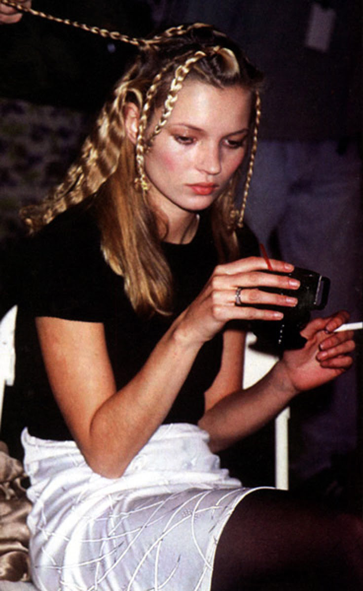 Fashion Model Kate Moss, Style inspiration, Fashion photography, Long hair