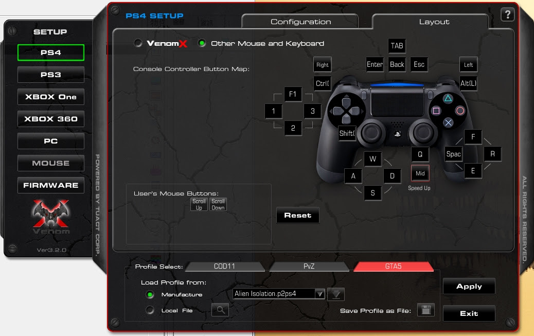Fw 心得 Ps4 Gta5鍵盤滑鼠轉接器使用心得 看板gta Ptt遊戲區