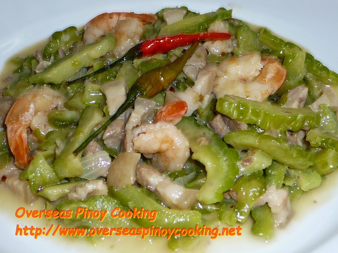 Ginataang Ampalaya
