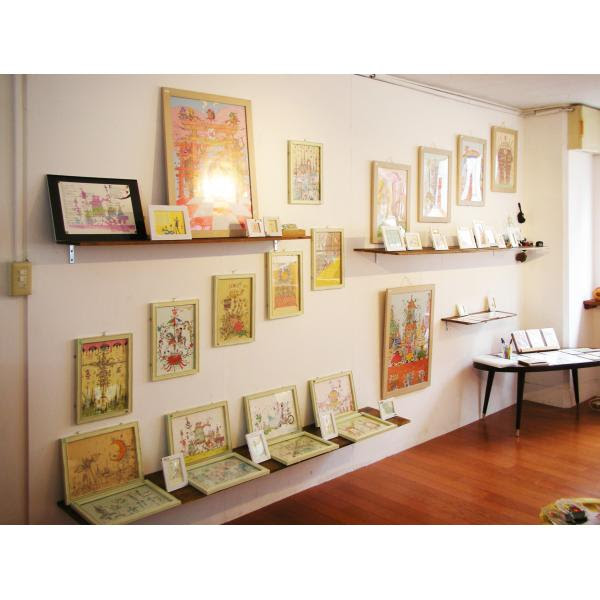 大志さん個展会場の様子 Ranbu