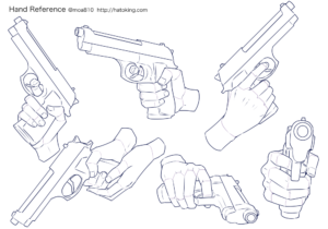 手のイラスト資料集 Hand Reference Hato King
