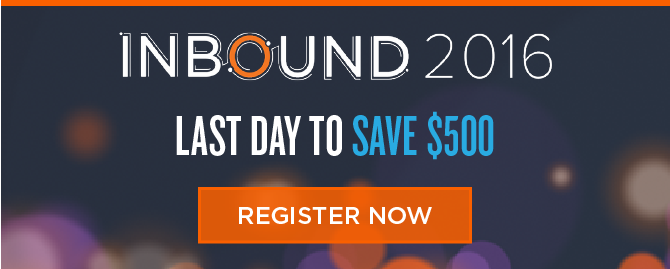 register for INBOUND 2016
