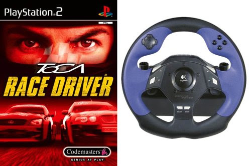 Best Review of Driving Force Steering Wheel and Free Toca Race Driver (PS2)