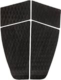 PUNT SURF Big Board Traction Pad with Tail Kick for Longboards, SUP and Large Shortboards - 4 Piece Stomp Grip Track Pad for Long Boards and Stand Up Paddle Boards with the Stickiest 3M Adhesive. Grip Accessory for Big Boards [Black]