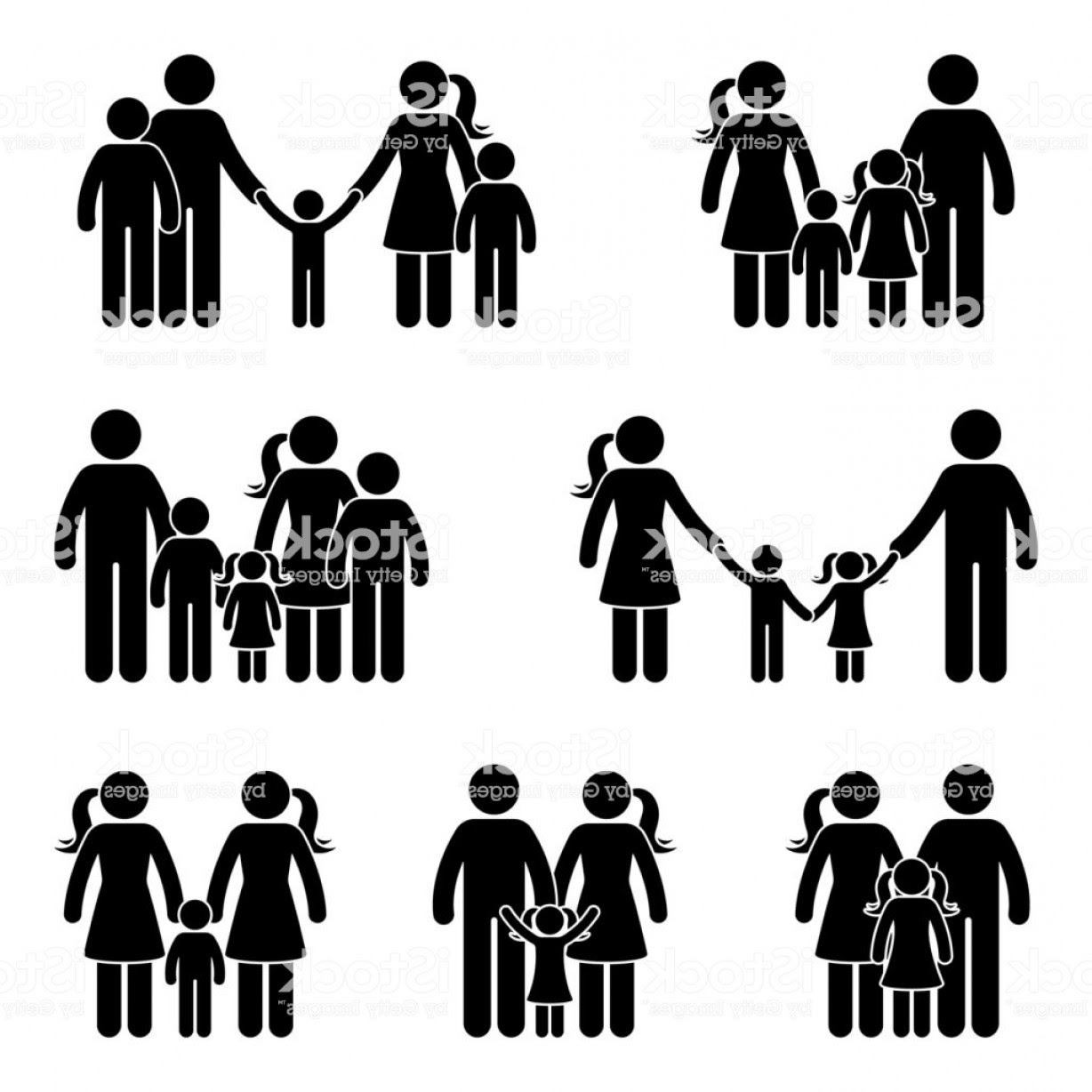 Download Stick Family Vector at GetDrawings | Free download