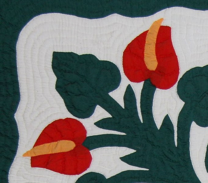 File:Hawaiian Applique Quilt detail.jpg