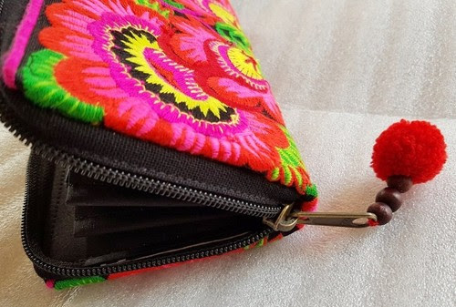 Stadium Giveaways Thai Hmong Hill Tribe Unique Handmade Embroidered Purse Clutch Wallet Handbags Fashion Brands Perfecthr Co Il