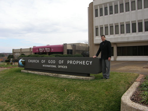 At Church of God of Prophecy HQ