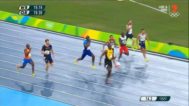Watch: Bolt claims 200m Gold