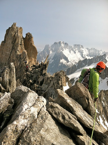 Aiguilles d'Entreves Traverse  Italy. France, Aosta, Chamonix