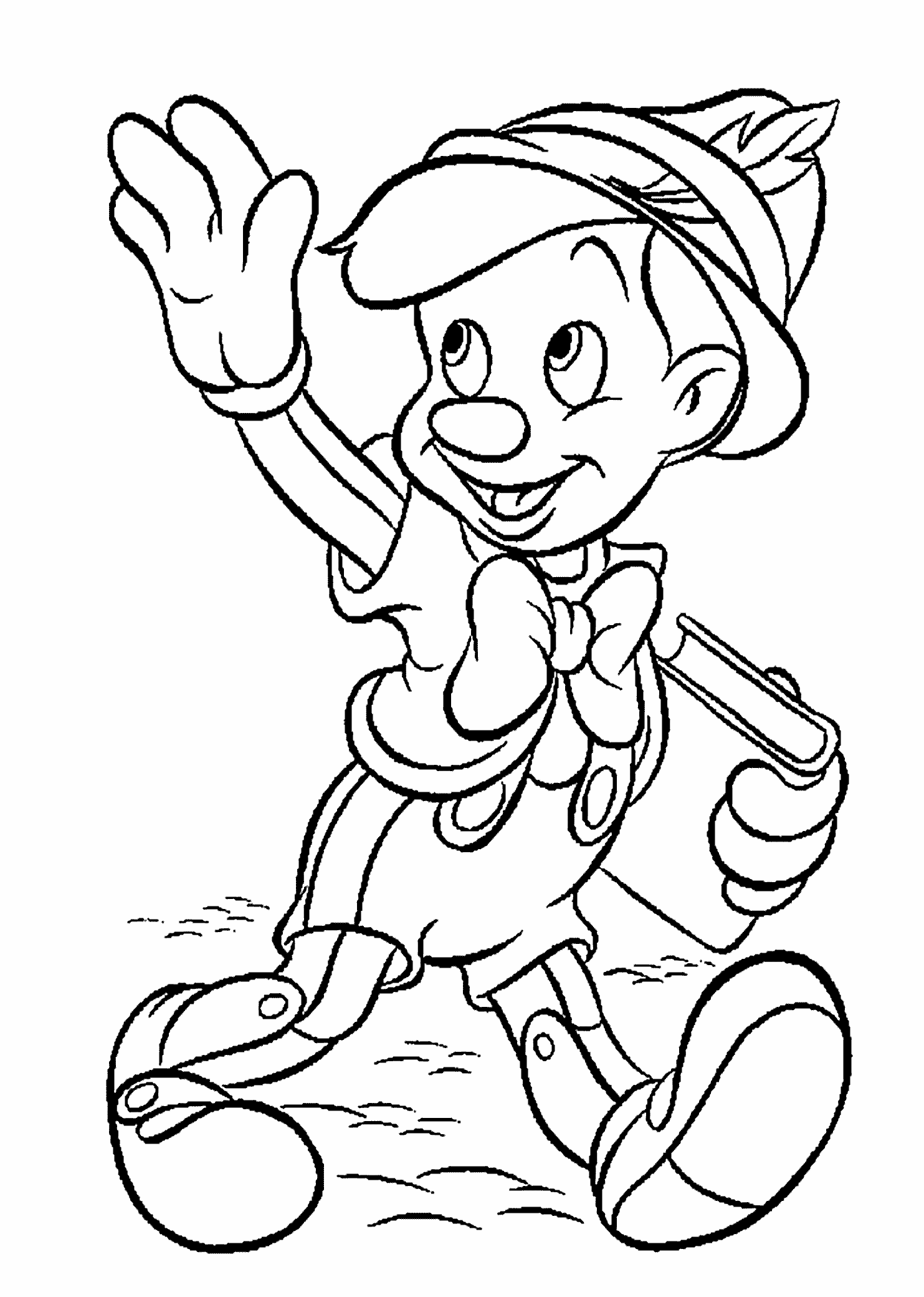 Download Pinocchio coloring pages to download and print for free
