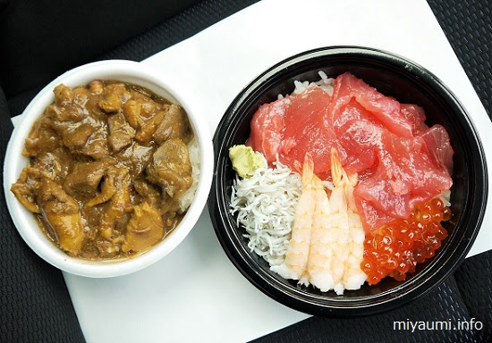 海鮮丼と海鮮カレーライス みやぎ海べの旅案内