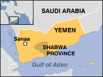 Yemen map