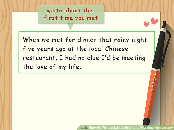 Write a Love Letter for a Wedding Anniversary Step 1.jpg