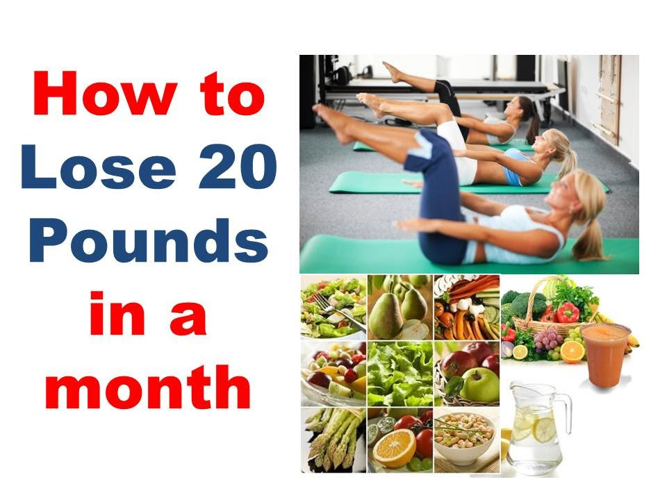 how to lose 20 pounds in days