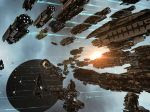 Camera in among the Abaddon fleet