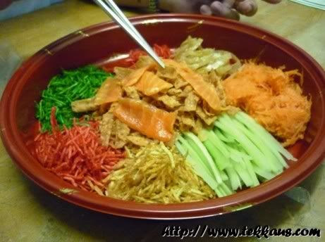 Toss Yee Sang,Yu Sheng,Chinese New Year