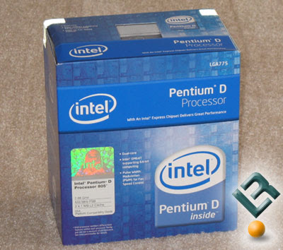  On April 7th, 2006, Intel silently launched the Intel Pentium D 805 
