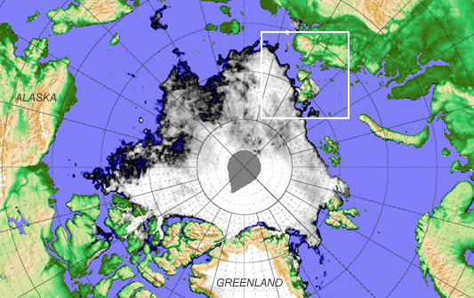 maps of arctic. Sea ice maps. arctic map
