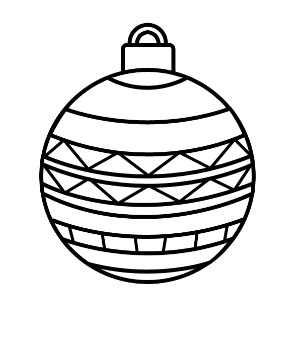 Coloriage En Ligne Boule De Noël