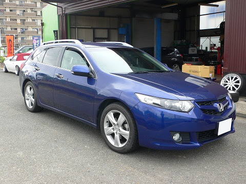 アコードツアラー ホイール 車高調取付 カラコンブログ