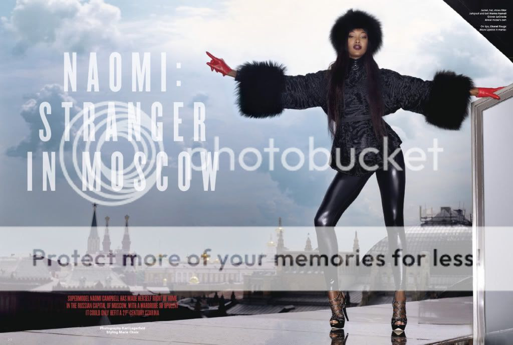 "Naomi :: Stranger In Moscow" Editorial