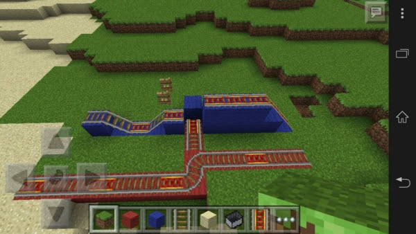 トロッコレールの応用技 トロッコ分岐や合流のやり方 マインクラフトpe攻略日記