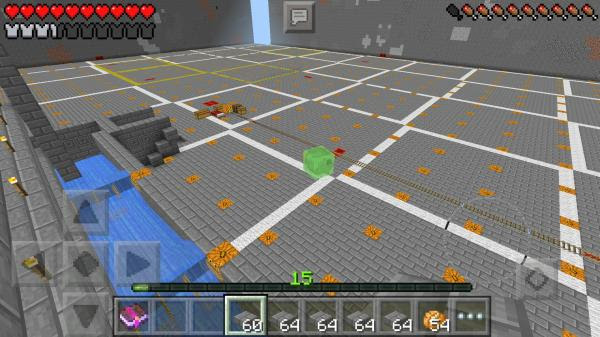 スライムトラップの湧き層を作りました のんびりマイクラpe