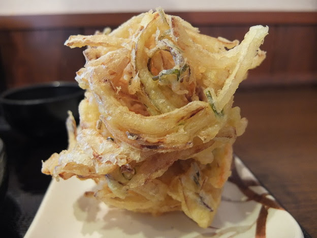 丸亀製麺 上越店 野菜かき揚げ 130 写真共有サイト フォト蔵