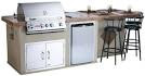 Culinary- Q Outdoor Island Kitchen with infrared grilling ...