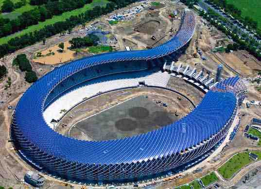 Taiwan's Kaohsiung Stadium 100% Solar Powered