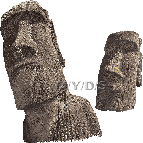 モアイ像のイラスト 条件付フリー素材集