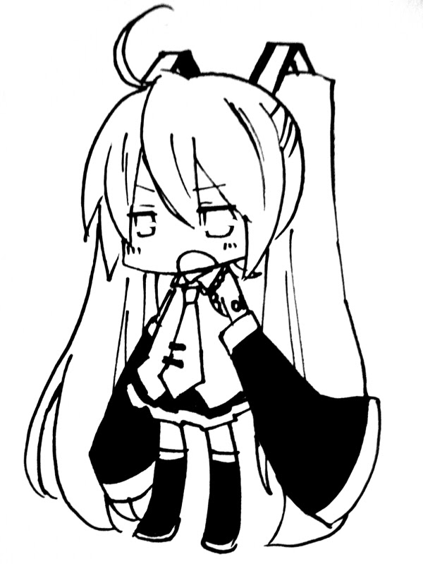 100以上 簡単 な 絵 初音 ミク イラスト 簡単