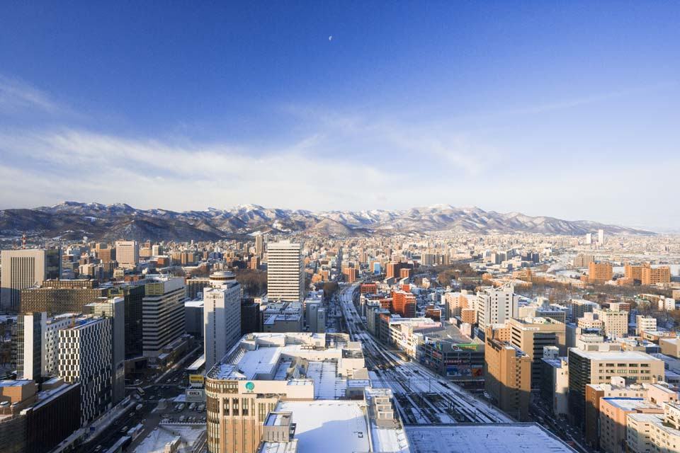 ゆんフリー写真素材集 No 32 札幌駅の朝 日本 北海道