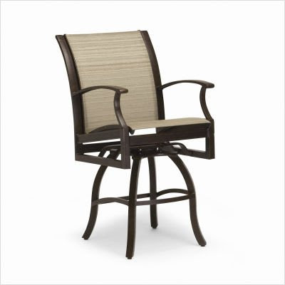 Sheridan Sling Swivel Bar Stool Finish: Mojave, Sling: Alecia Lynn