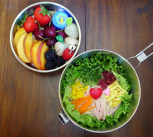 Somen Salad of Love Bento by sherimiya ♥