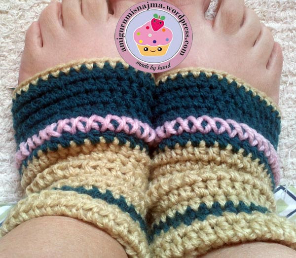 sock crochet yoga calcetines