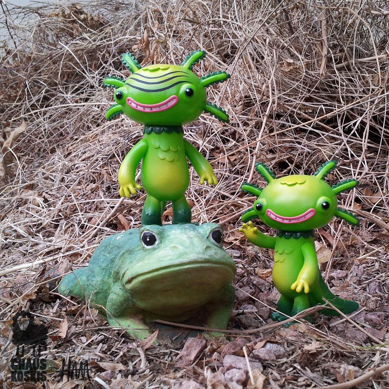 Gary Ham's "Wooper Looper (Chauskoskis colorway)" sofubi figures!