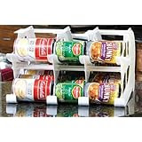 FIFO Mini Can Tracker- Food Storage Canned Foods Organizer/Rotater/Dispenser: Kitchen, Cupboard, Pantry- Rotate Up To 30 Cans