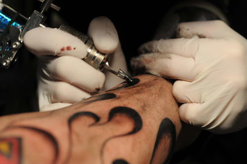 Initium Sunglasses · Flame tattoo